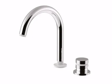 MYRING - FMR0040/SC - 2 hole countertop washbasin mixer with adjustable spout by Rubinetteria Giulini - view 2